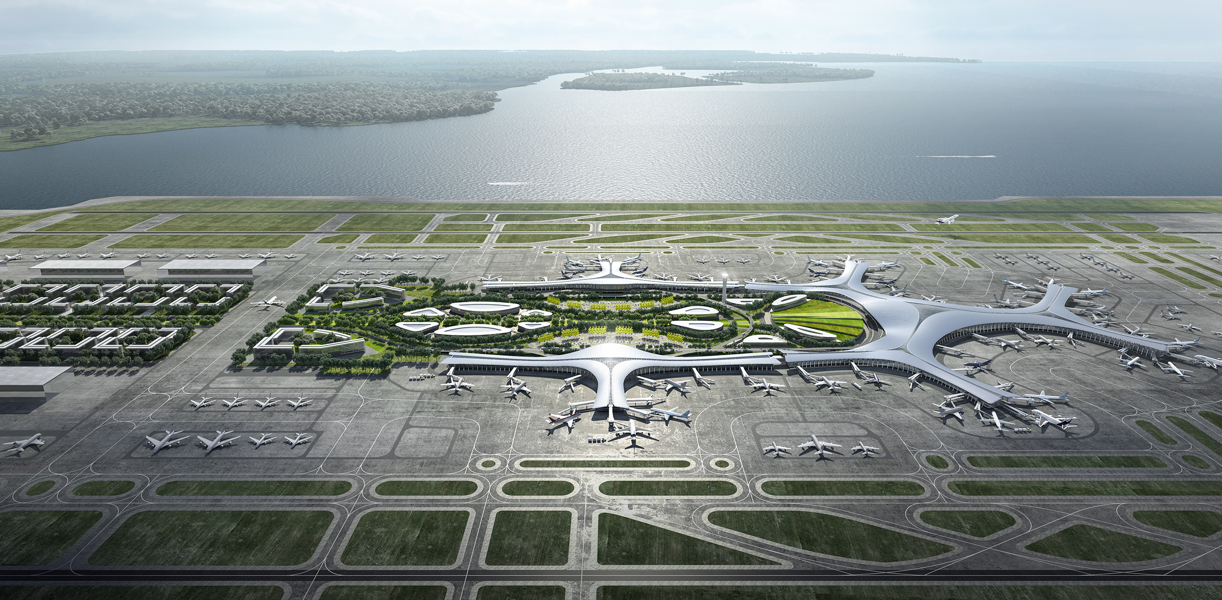 3D Airport Renderings